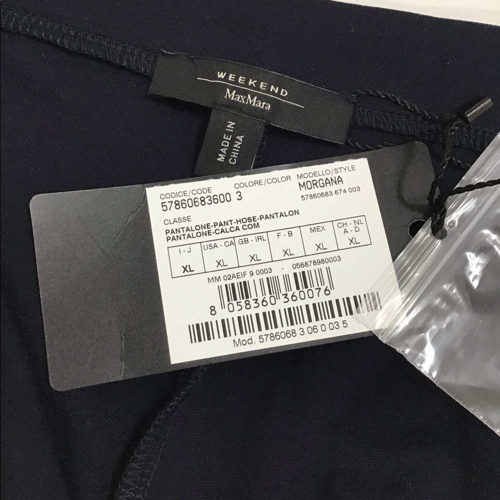 SOLDSOLDSOLDSOLDMaxMara Weekend Morgana Pants NWT SIZE XL - Picture 6 of 7